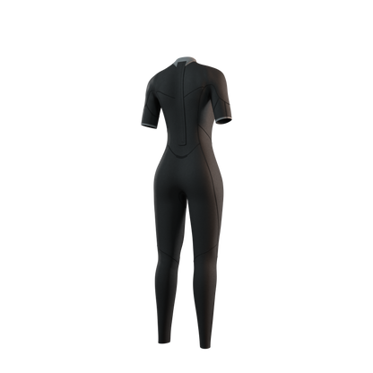 Mystic 25 Brand Shortarm 3/2mm Bzip Flatlock Women | 24 - Short Arm / Back-zip