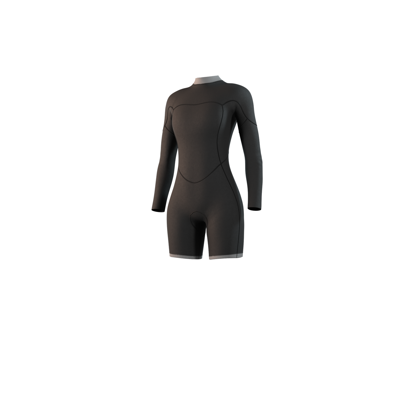 Mystic 25 Brand Longarm Shorty 3/2mm Bzip Flatlock Women | 24 - Long Arm / Back-zip