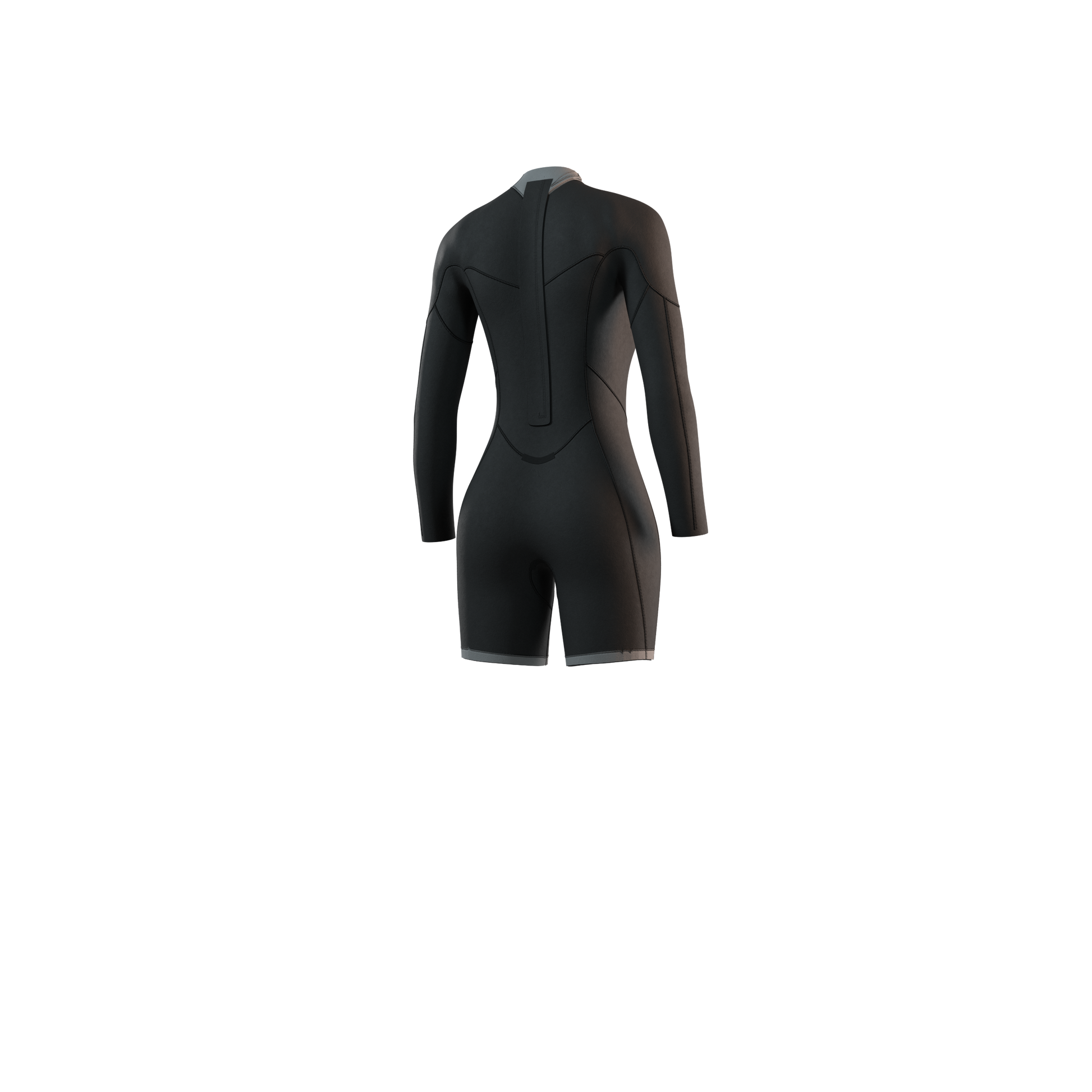 Mystic 25 Brand Longarm Shorty 3/2mm Bzip Flatlock Women | 24 - Long Arm / Back-zip
