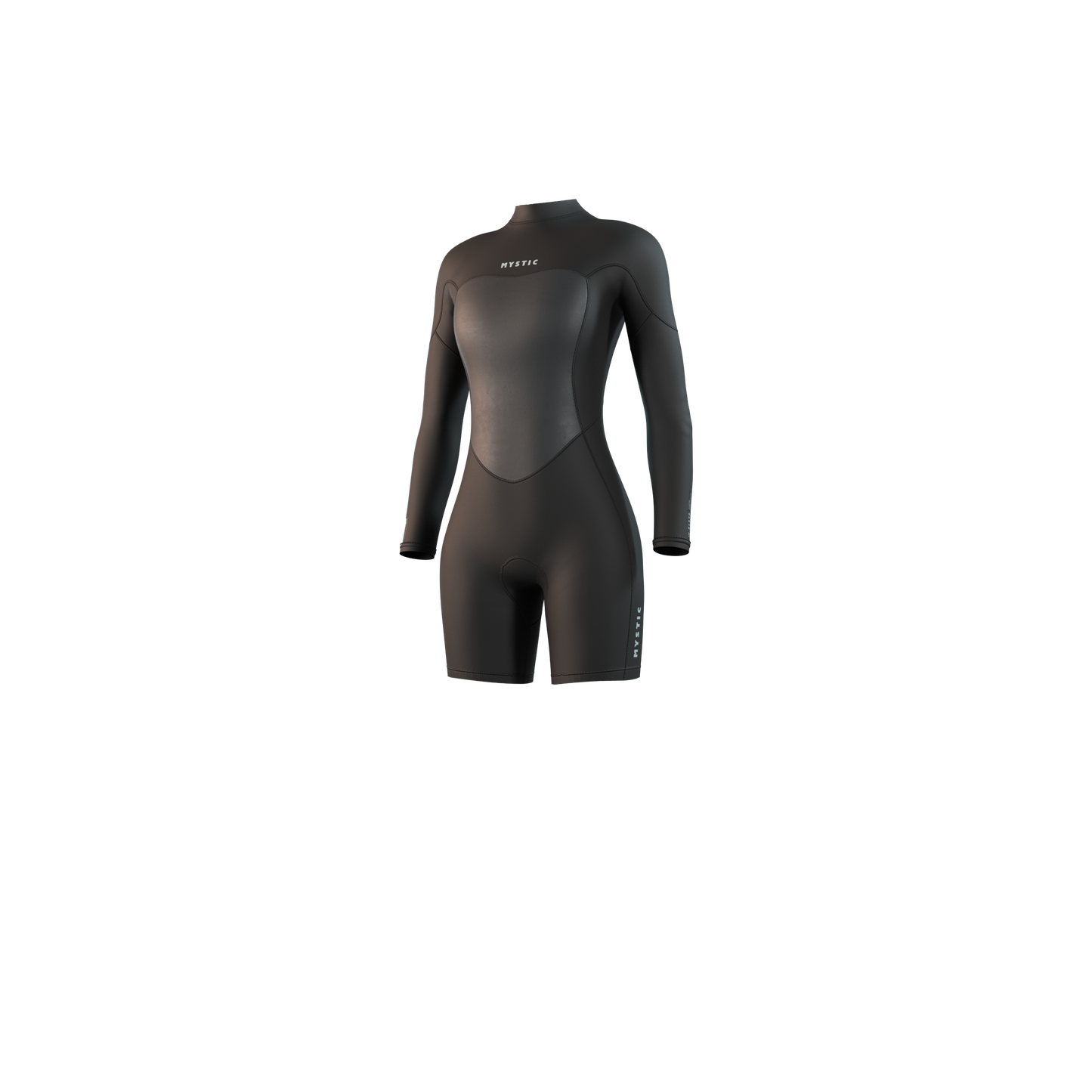 Mystic 25 Brand Longarm Shorty 3/2mm Bzip Flatlock Women | 24 - Long Arm / Back-zip