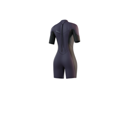 Mystic 25 Brand Shorty 3/2mm Bzip Flatlock Women | 24 - Short Arm / Back-zip