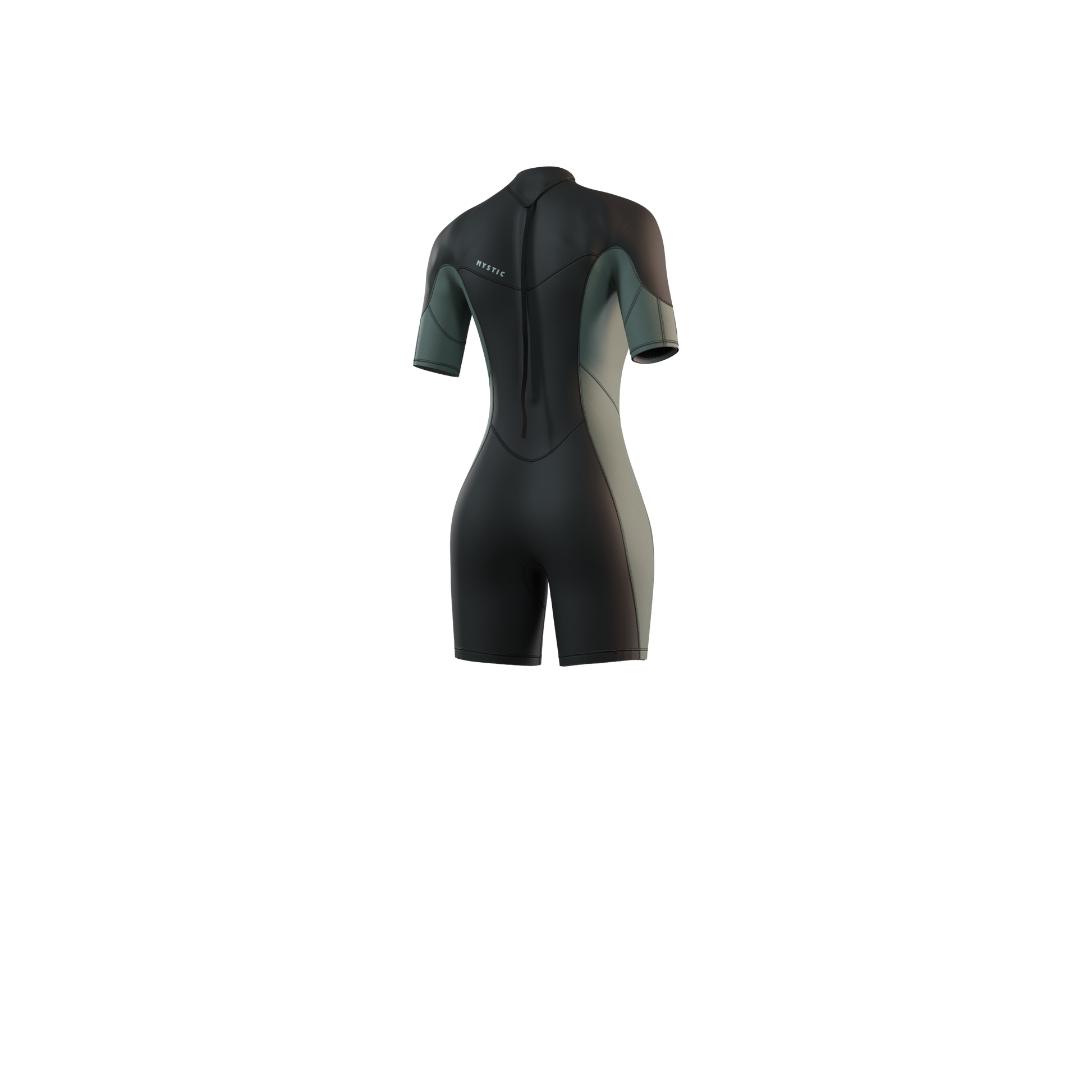 Mystic 25 Brand Shorty 3/2mm Bzip Flatlock Women | 24 - Short Arm / Back-zip