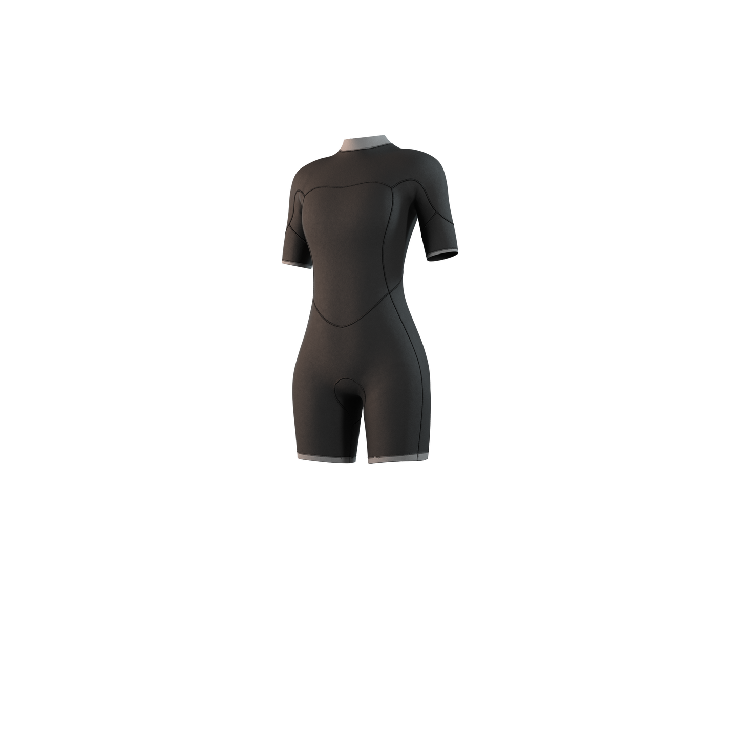 Mystic 25 Brand Shorty 3/2mm Bzip Flatlock Women | 24 - Short Arm / Back-zip