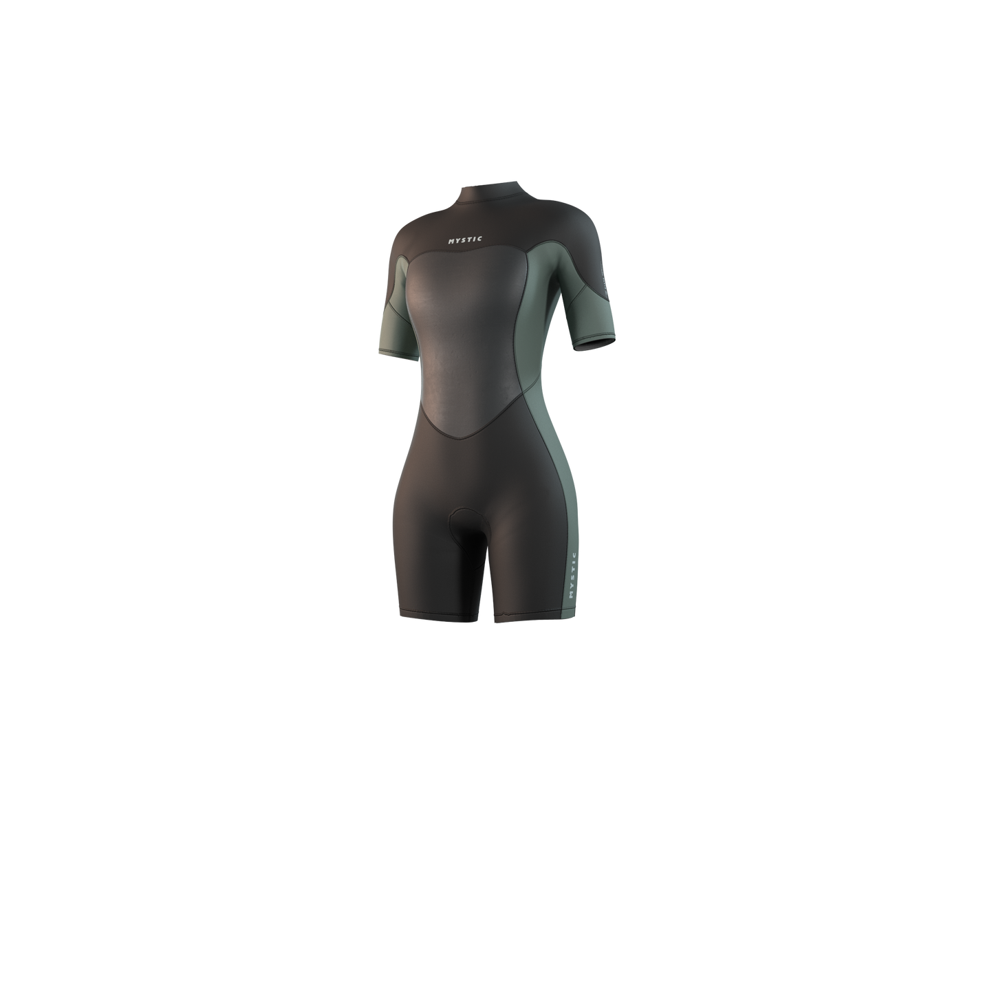 Mystic 25 Brand Shorty 3/2mm Bzip Flatlock Women | 24 - Short Arm / Back-zip