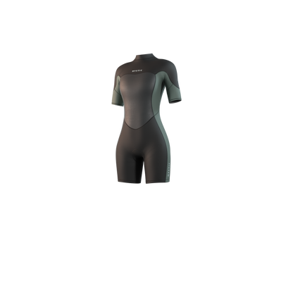 Mystic 25 Brand Shorty 3/2mm Bzip Flatlock Women | 24 - Short Arm / Back-zip