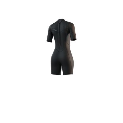 Mystic 25 Brand Shorty 3/2mm Bzip Flatlock Women | 24 - Short Arm / Back-zip