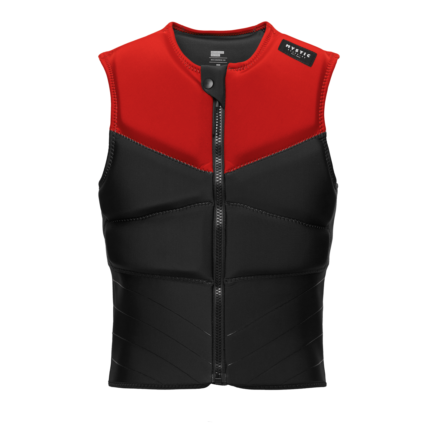 Mystic Block Impact Vest Fzip Red | 23 - Impact Kite Vests