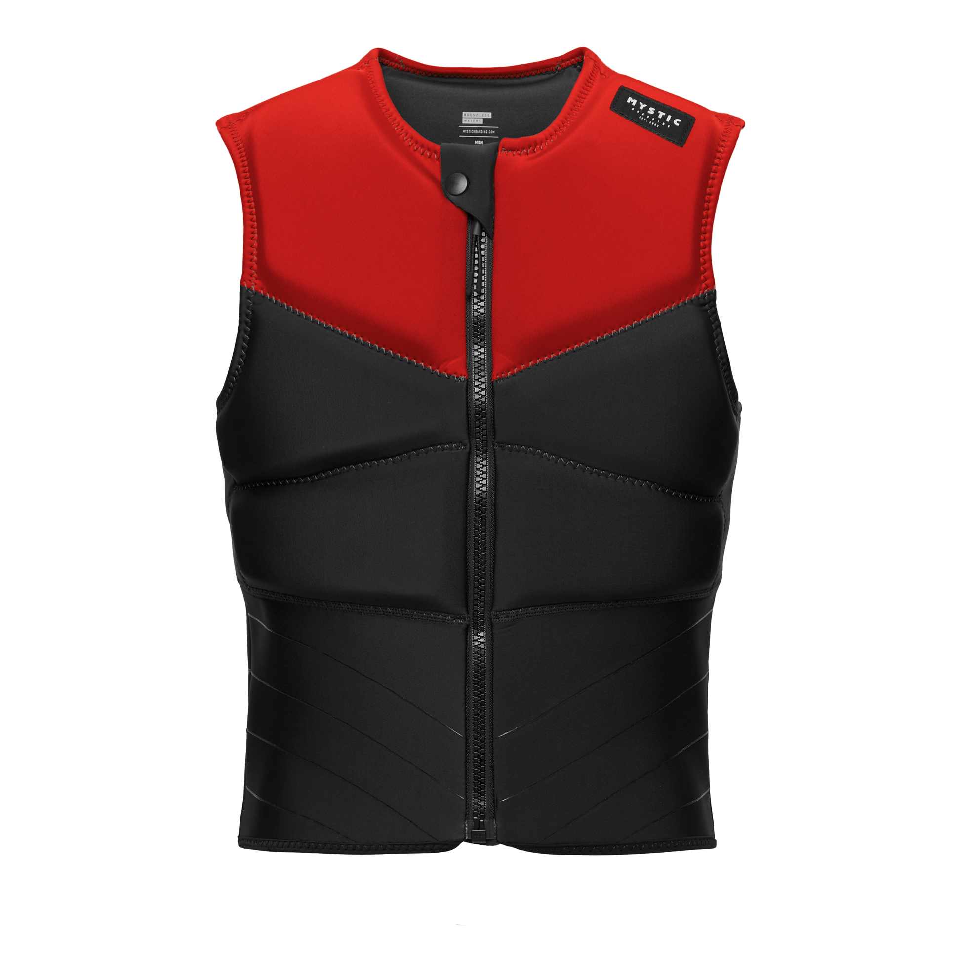 Mystic Block Impact Vest Fzip Red | 23 - Impact Kite Vests
