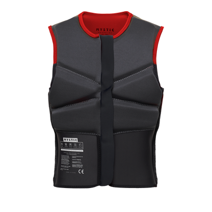 Mystic Block Impact Vest Fzip Red | 23 - Impact Kite Vests