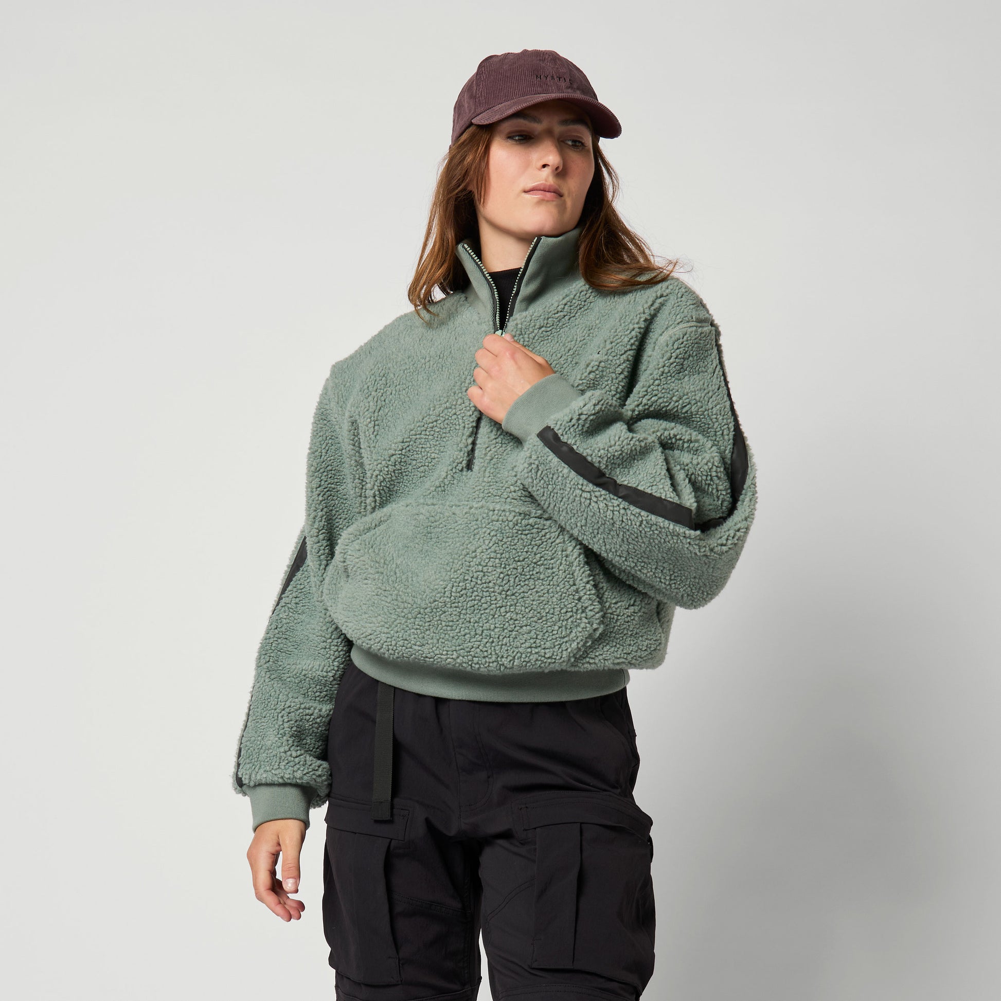 Mystic Teddy Zip Up Sweat Women | 24 - Sweats