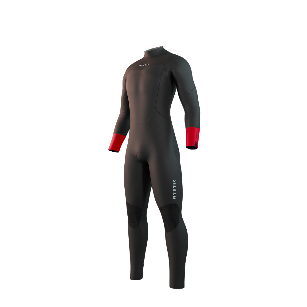 Mystic Rental Fullsuit 3/2mm Bzip Flatlock Unisex - Fullsuit / Back-zip