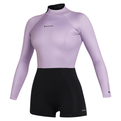 Mystic Lunar Longarm Shorty 2/2mm Bzip Women | 24 - Long Arm / Back-zip