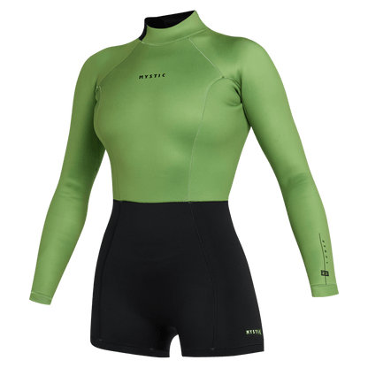 Mystic Lunar Longarm Shorty 2/2mm Bzip Women | 24 - Long Arm / Back-zip
