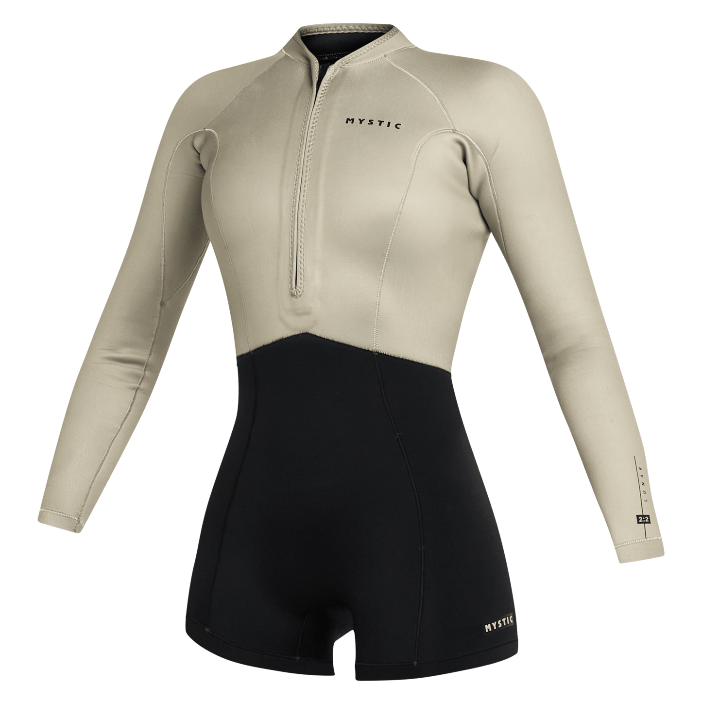 Mystic Lunar Longarm Shorty 2/2mm Fzip Women | 24 - Long Arm / Front-zip