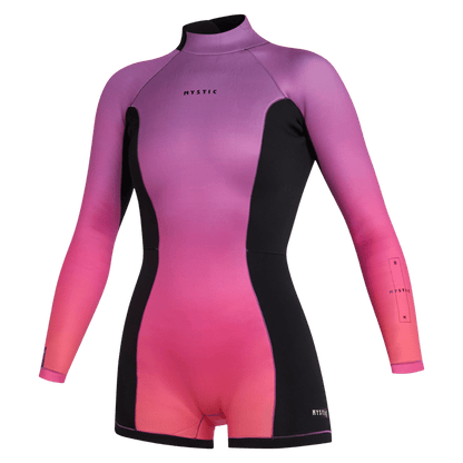 Mystic Lunar BK Longarm Shorty 2/2mm Bzip Women | 24 - Long Arm / Back-zip