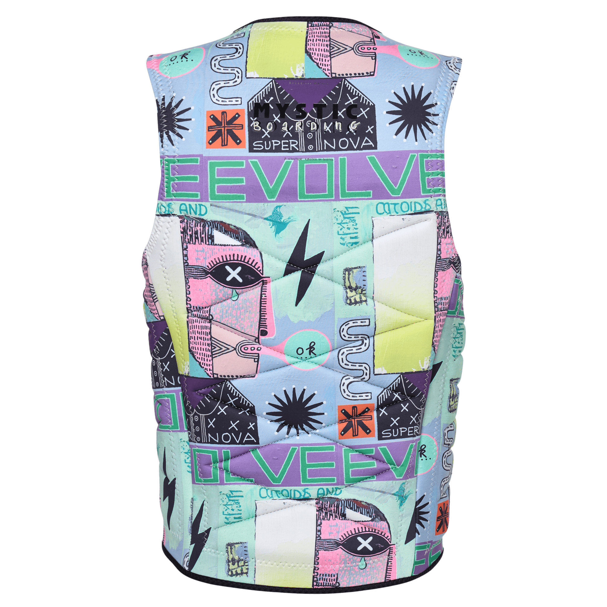 Mystic Outlaw Impact Vest Fzip Wake | 24 - Impact Wake Vests
