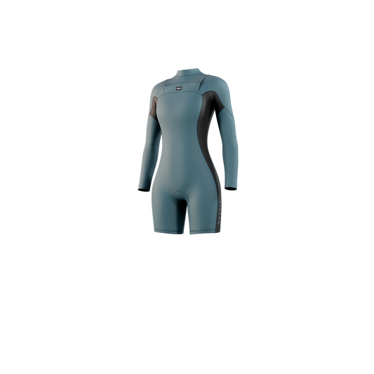 Mystic Haven Longarm Shorty 3/2mm Double Fzip Women 25 - Short Arm / Front-zip
