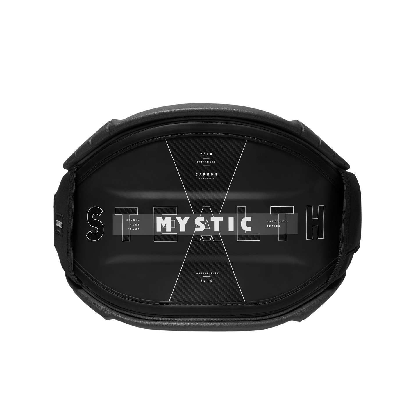 Mystic Stealth Waist Harness 25 - Kite Waist Hardshell
