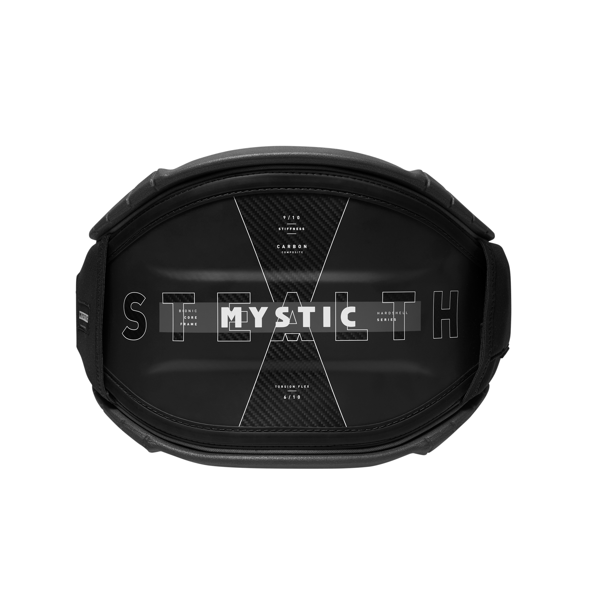 Mystic Stealth Waist Harness 25 - Kite Waist Hardshell