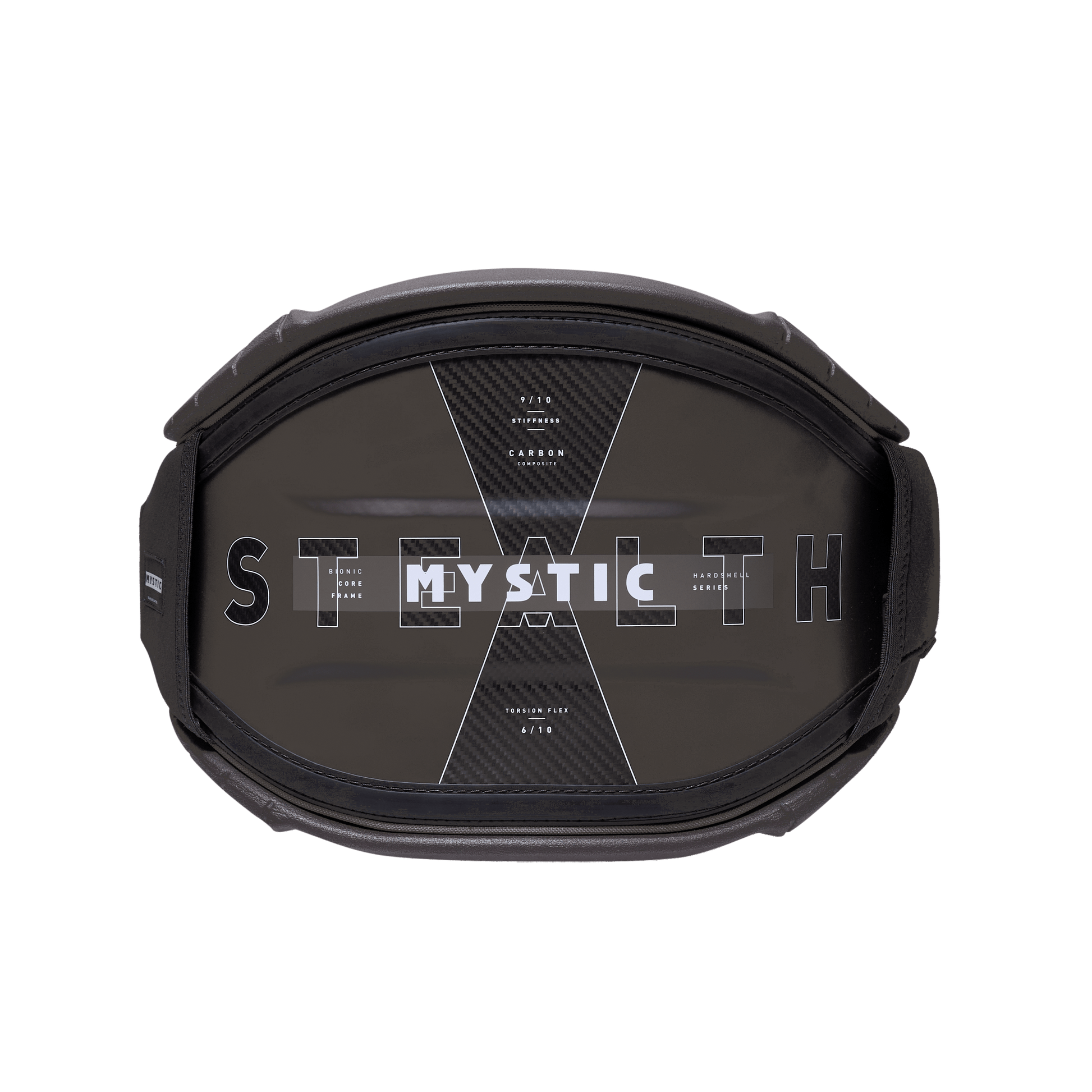 Mystic Stealth Waist Harness 25 - Kite Waist Hardshell