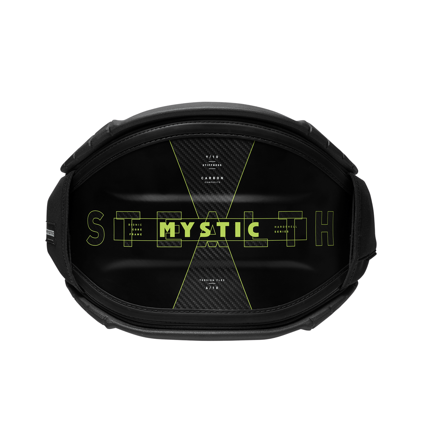 Mystic Stealth Waist Harness 25 - Kite Waist Hardshell