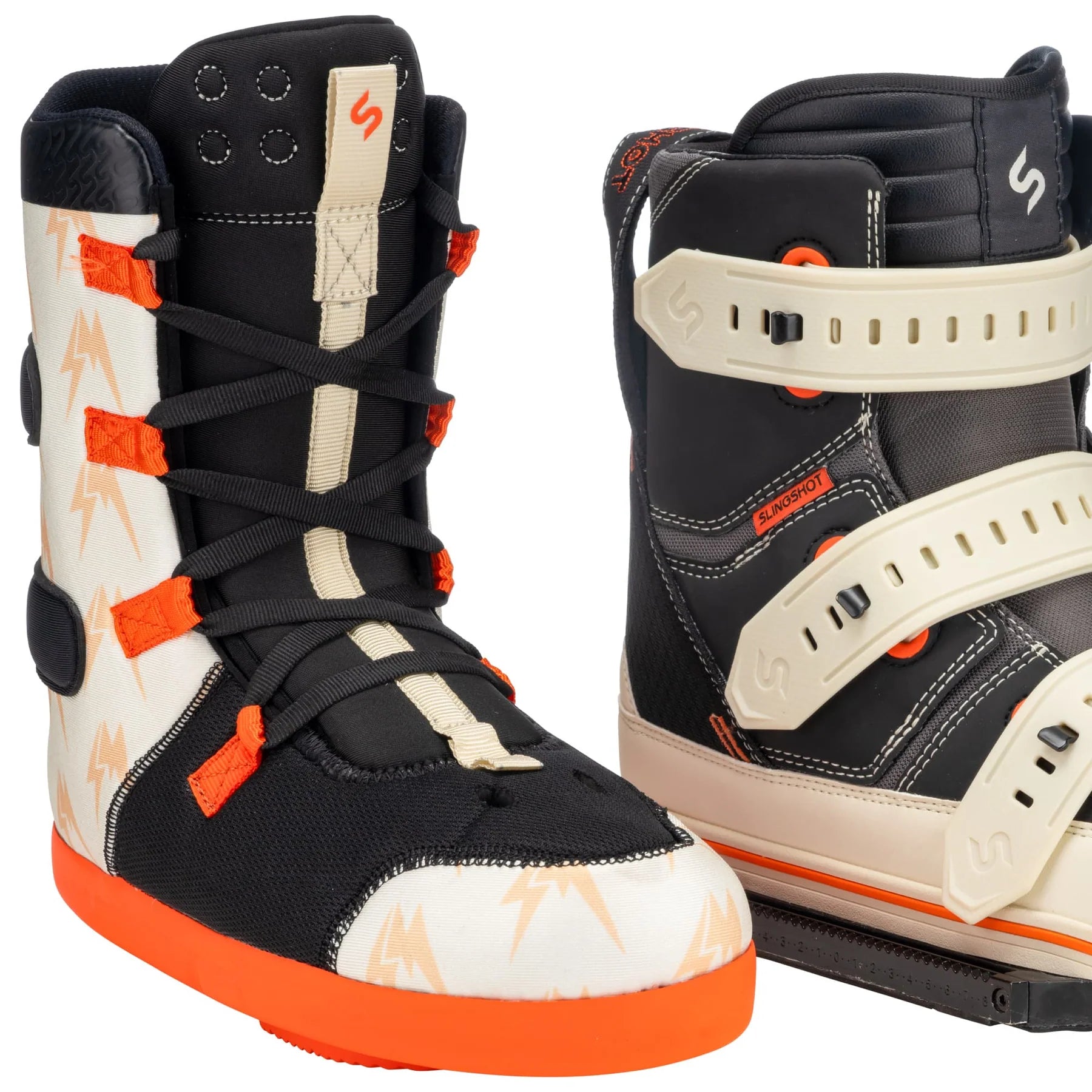 Slingshot SPACE MOB Wakeboots | 25 - Boots w/Walk Liners