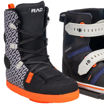 Slingshot RAD Wakeboots | 25 - Boots w/Walk Liners