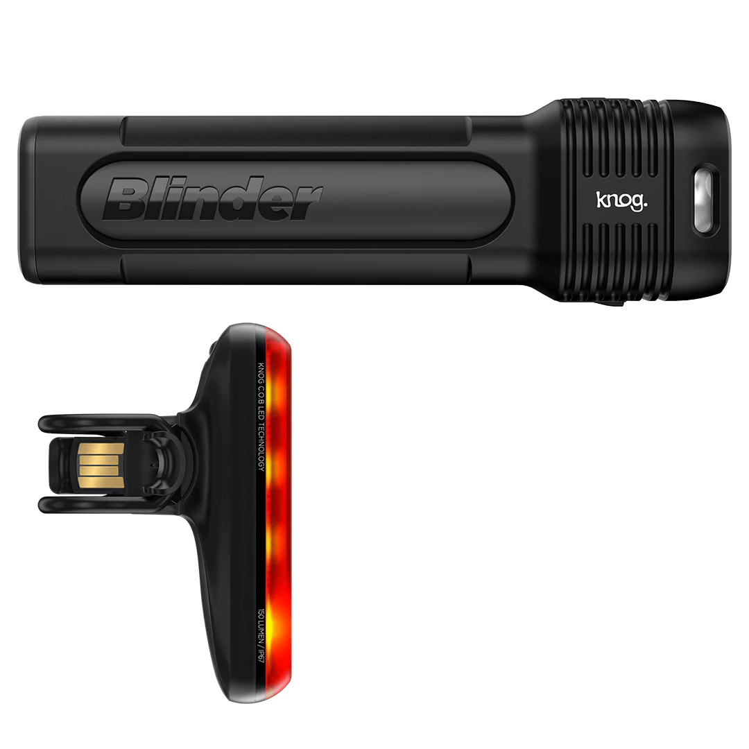 Knog Blinder Pro 1300 / Blinder R150 Bike Light Set - Light Sets