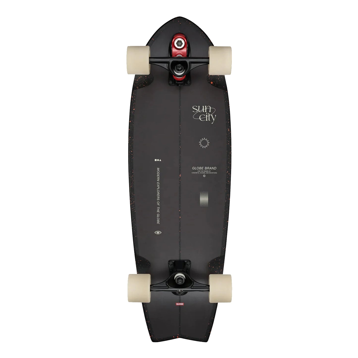 Globe Sun City II 30" Astro Red #150249375 - Complete Surf Skate - Surfskates