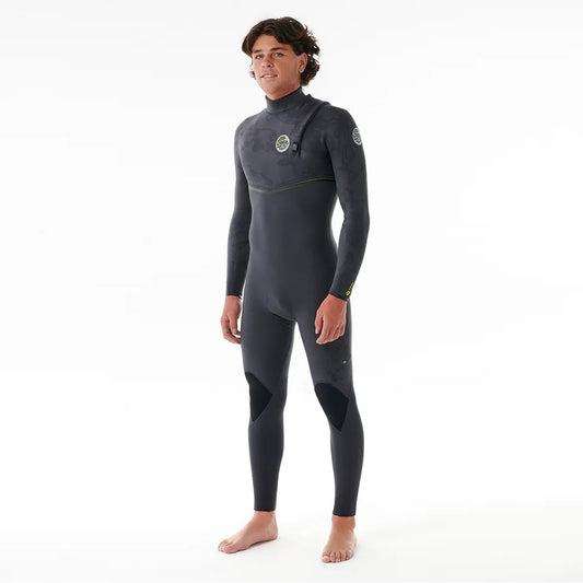 Rip Curl Ebomb 3/2 Z/Free Wetsuit 160Mfs - Charcoal (E7) - Fullsuit / Zip-free