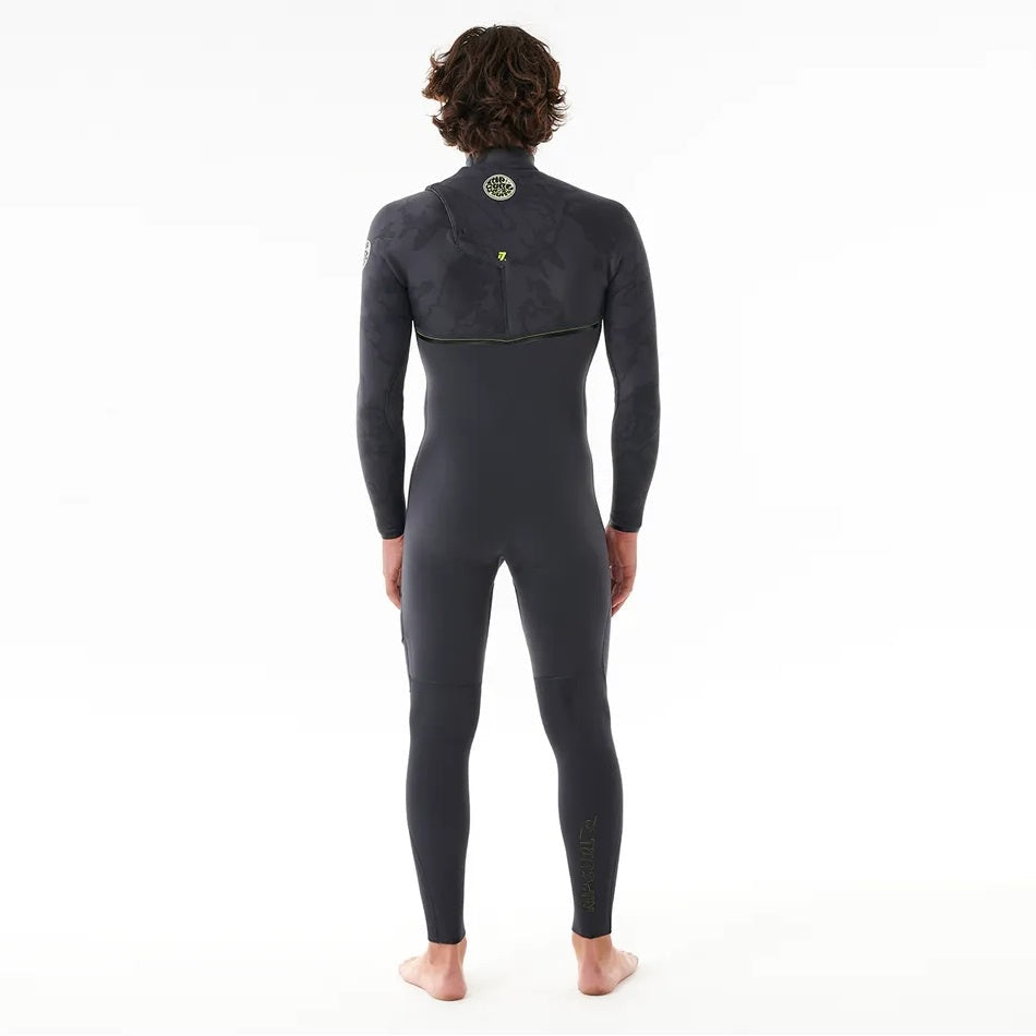 Rip Curl Ebomb 4/3 Z/Free Wetsuit 161Mfs - Charcoal (E7) - Fullsuit / Zip-free