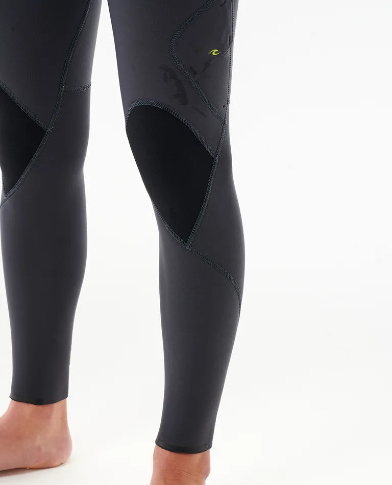 Rip Curl Ebomb 4/3 Z/Free Wetsuit 161Mfs - Charcoal (E7) - Fullsuit / Zip-free
