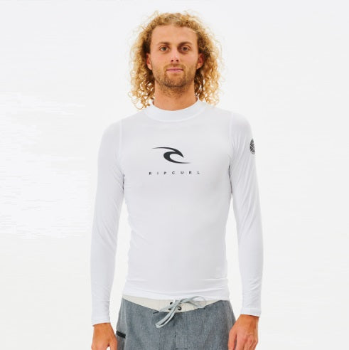 Rip Curl Corps Long Sleeve Uv Tee White 12Imrv - L/S Vests