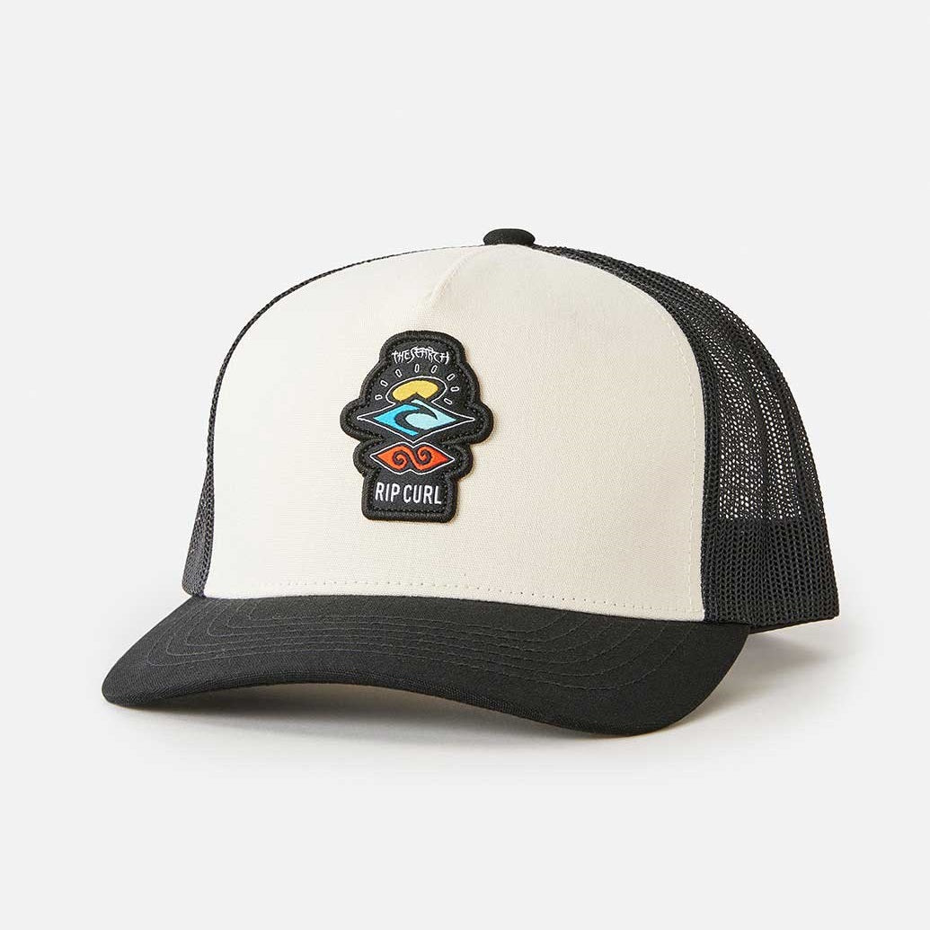 Rip Curl Search Icon Trucker Cap - Black/White 1Cgmhe - Caps