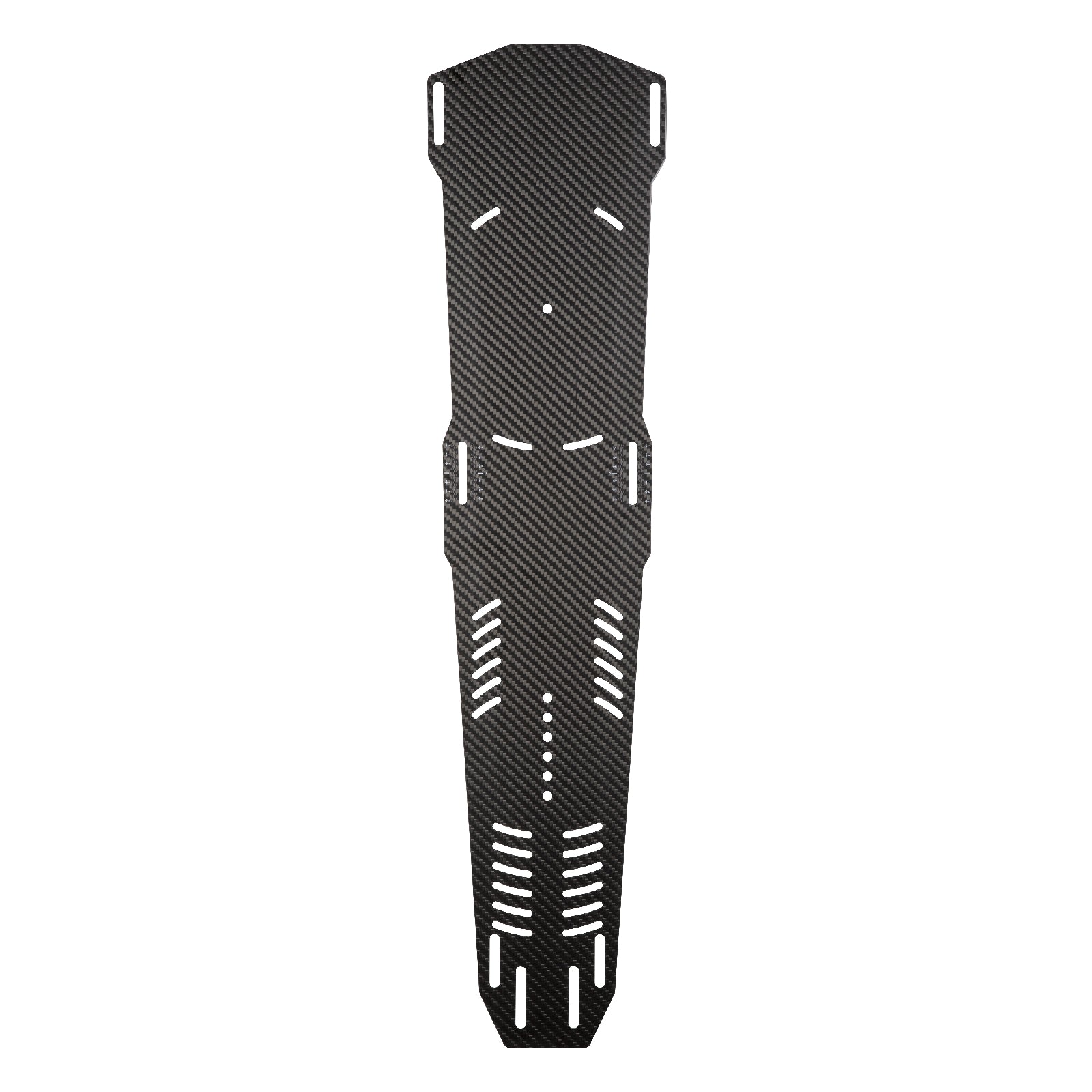 Radar Carbon / G10 Sequence Universal Boot Plate w/ bar | 24 - Bindings