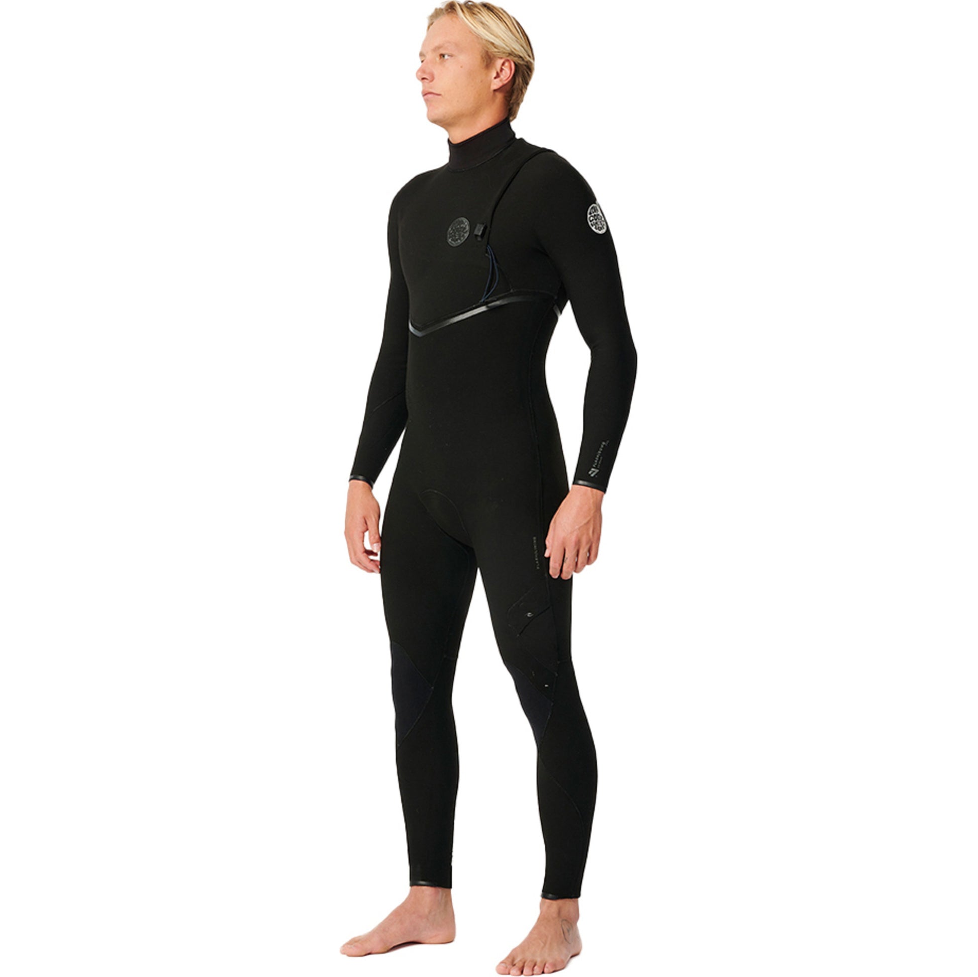 Rip Curl Flashbomb 4/3 Zip Free Wetsuit 14Nmfs - Black (E7) - Fullsuit / Zip-free