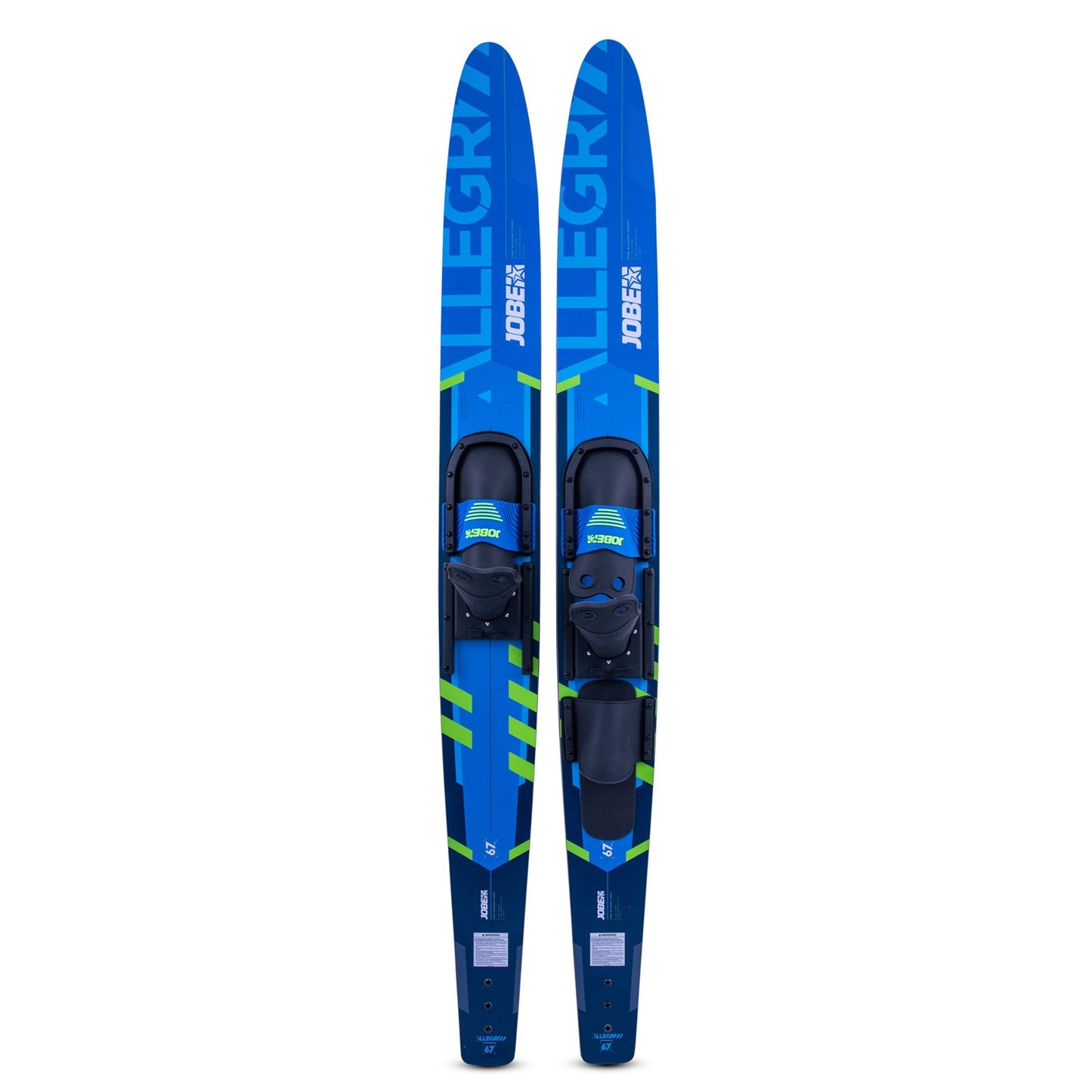 Jobe Allegre 67" Combo Waterskis Blue - Combos