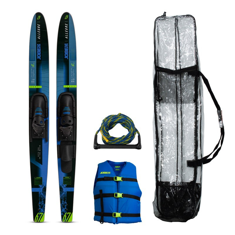 Jobe Allegre 67" Combo Skis Blue Package - Water Skis