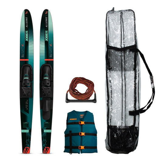 Jobe Allegre 67" Combo Skis Atlantic Green Package - Water Skis