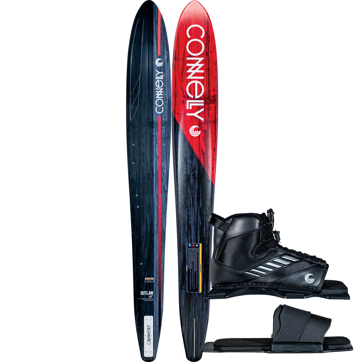 Connelly OUTLAW 67 - SHADOW W/RTP L/X | 23 - Slalom Skis