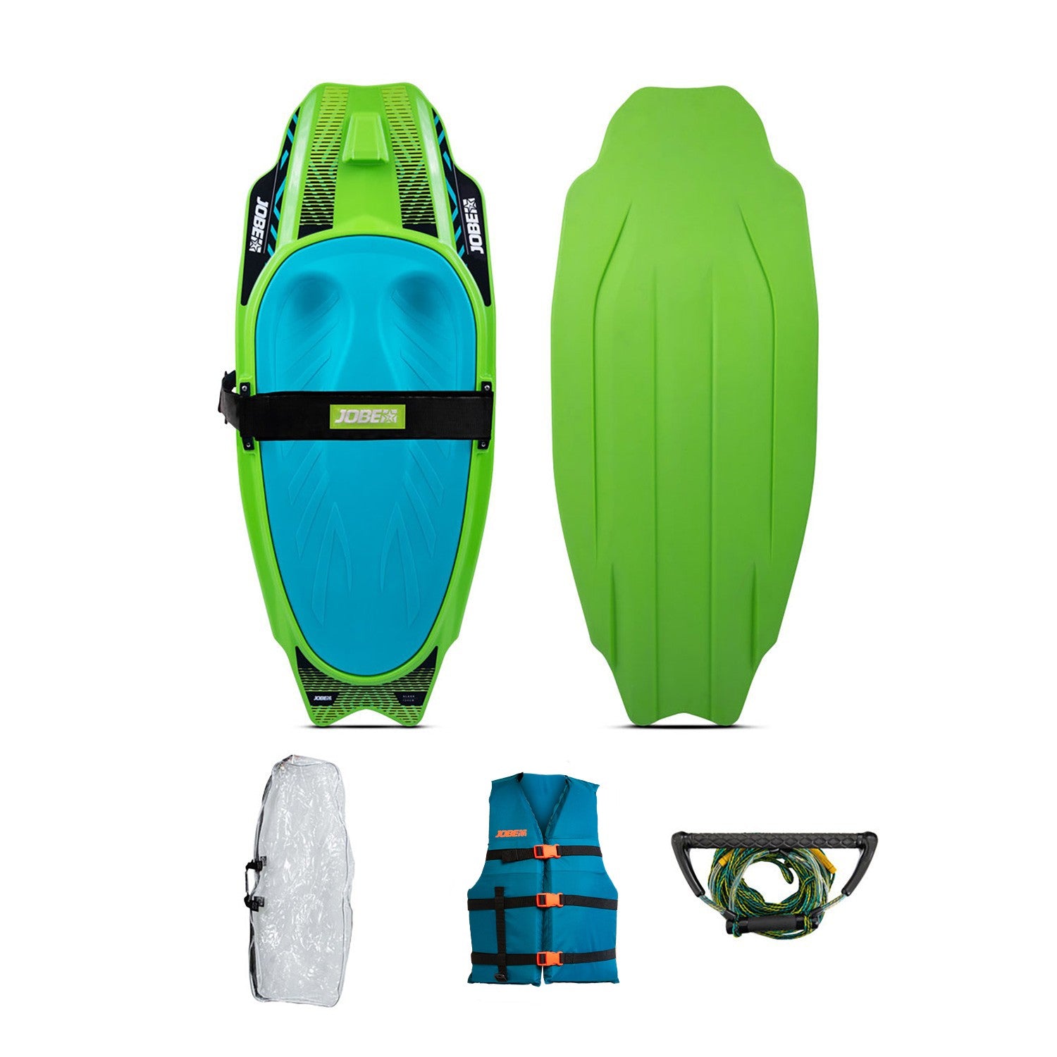 Jobe Slash Kneeboard Package Lime Green - Packages