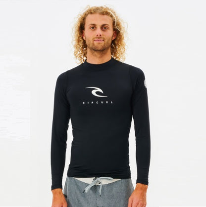 Rip Curl Corps Long Sleeve Uv Tee Black 12Imrv - L/S Vests