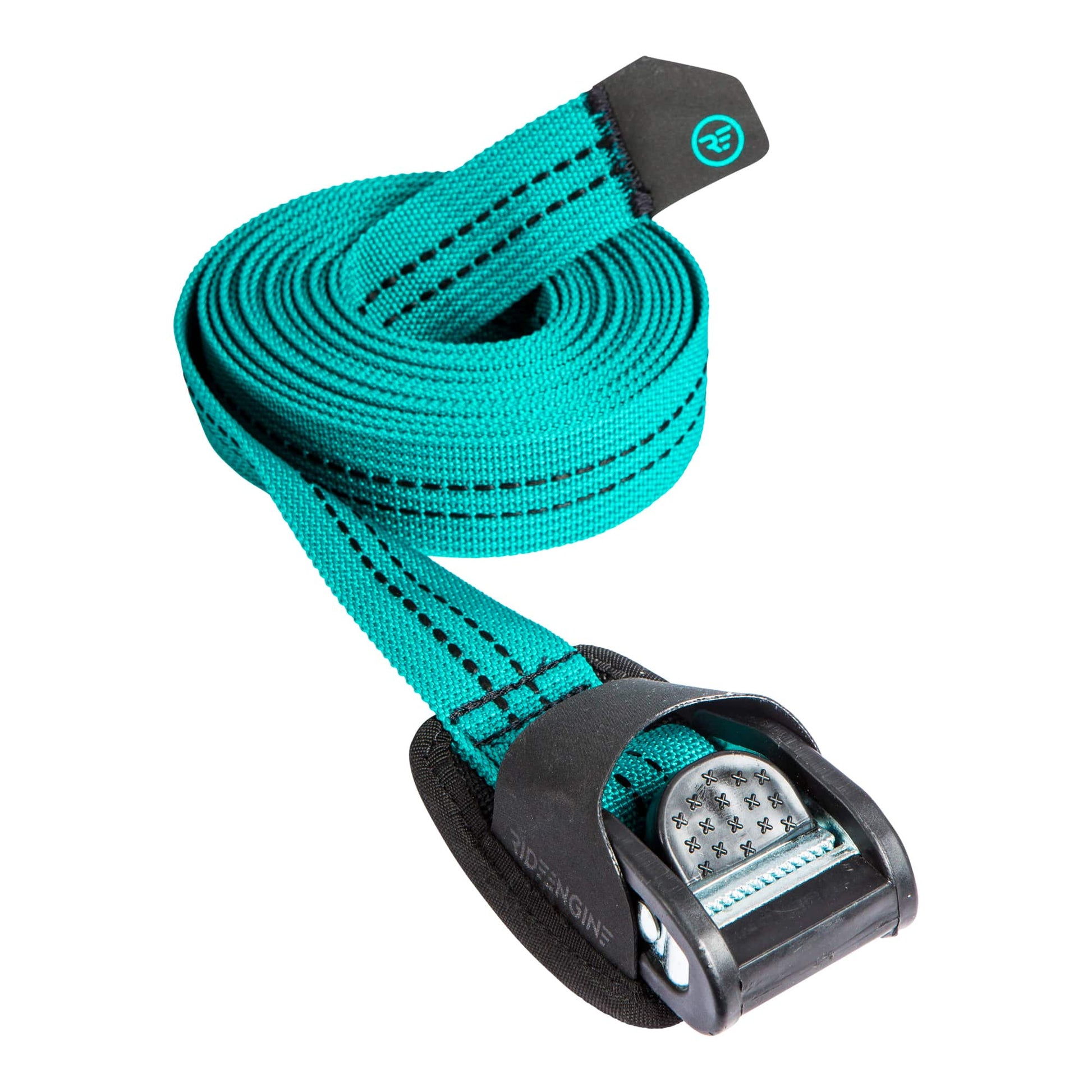 Ride Engine Expedition Tie Down Green - Wide - Roof Straps