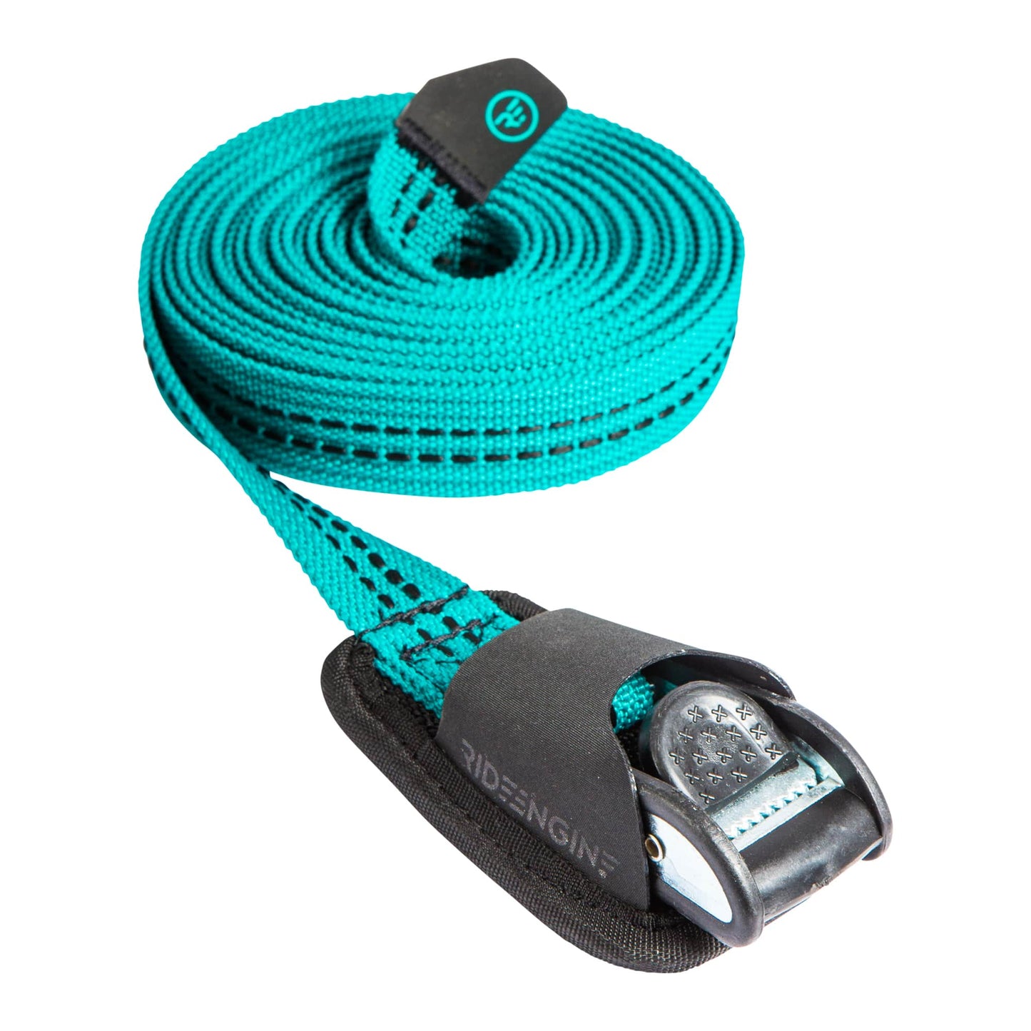 Ride Engine Trip Tie Down Green - Narrow - Roof Straps