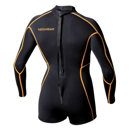 Ride Engine Women's Sensor 2mm Back Zip Long Sleeve Springsuit - Long Arm / Back-zip