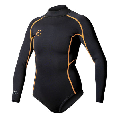 Ride Engine Women's Sensor 2mm Back Zip Long Sleeve Bikini Springsuit - Long Arm / Back-zip