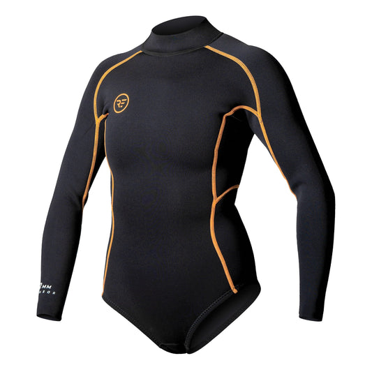 Ride Engine Women's Sensor 2mm Back Zip Long Sleeve Bikini Springsuit - Long Arm / Back-zip