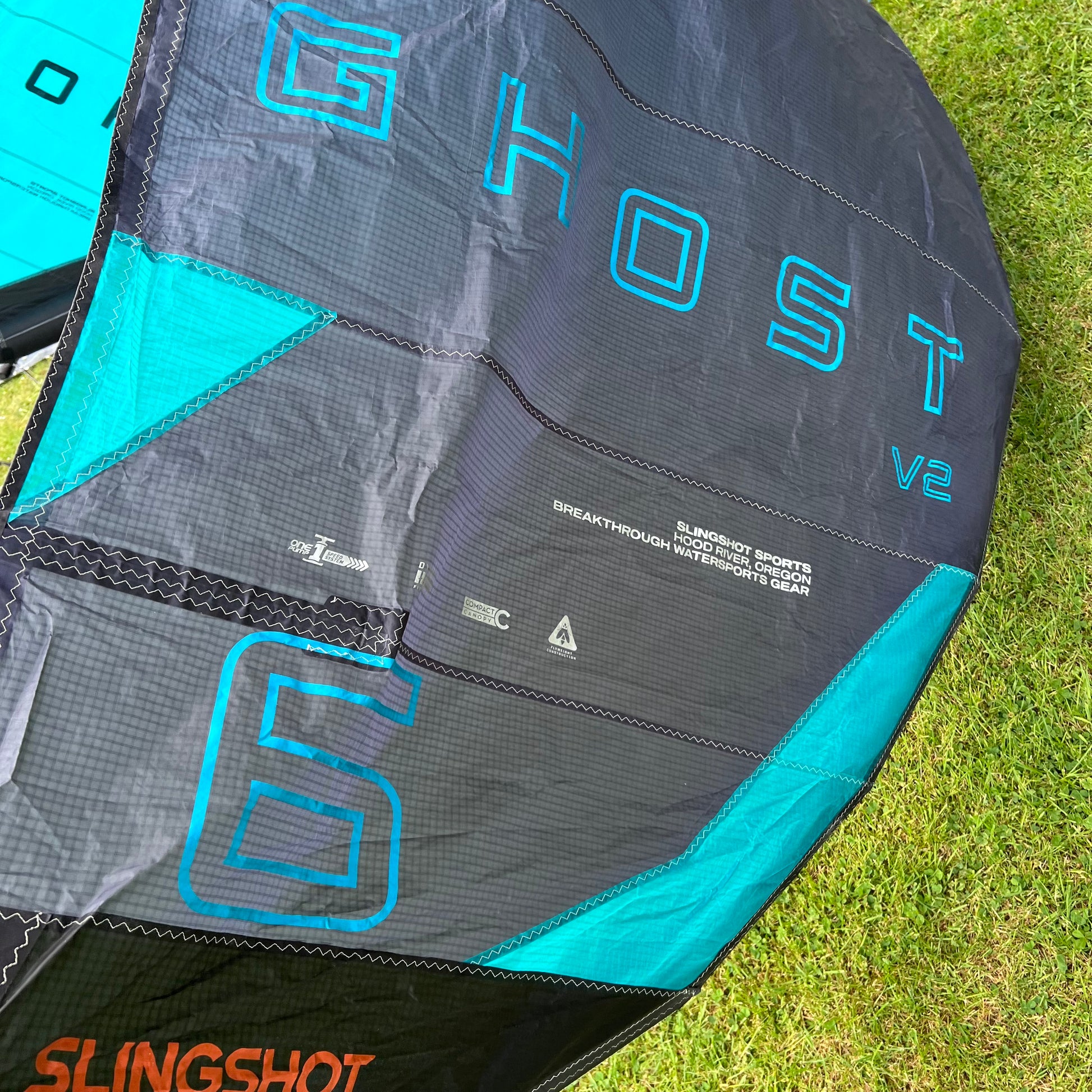 Slingshot 23 6m GHOST V2 Kite Only w/bag USED - Kites (GRADE B)