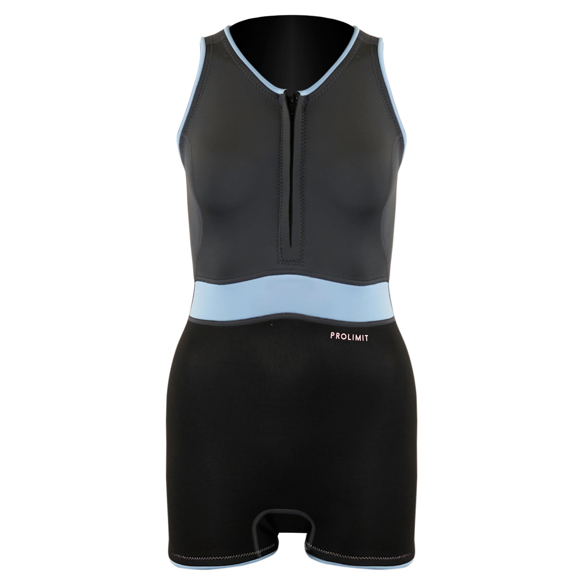 Prolimit Fire Sleeveless Shorty Frontzip 2/2 Q-lining - FL - Short Arm / Front-zip