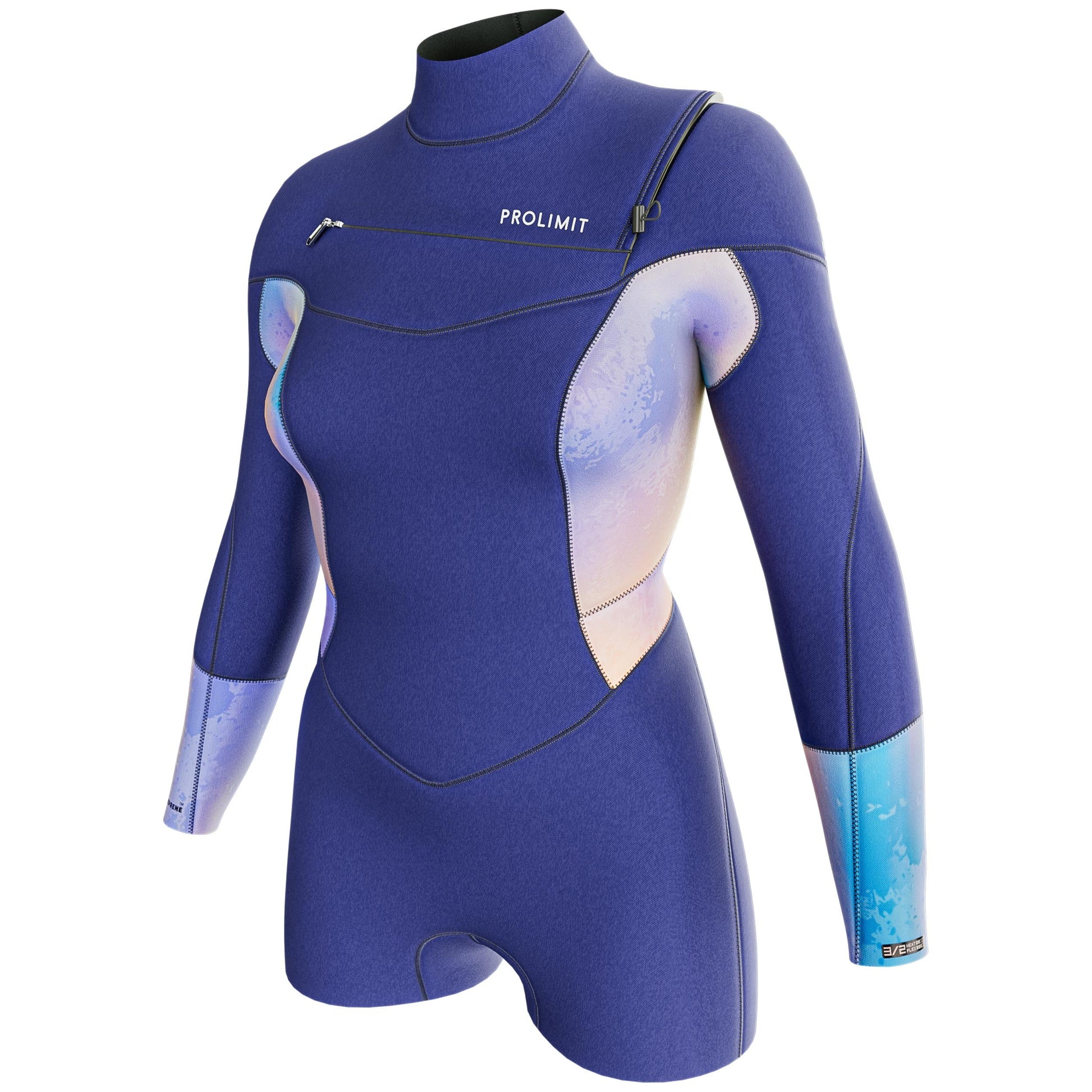 Prolimit Fire Sunset Shorty Free-X 3/2 - Long Arm / Zip-free